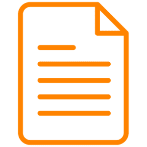 Symbol mit Dokument für Hund anmelden oder abmelden in Weinheim.